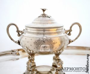 Чайный набор Harleux. Серебро 950. Франция.