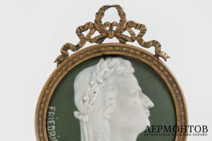 Миниатюра Фридрих Шиллер. Зап. Европа, конец 19 в. Бисквит.