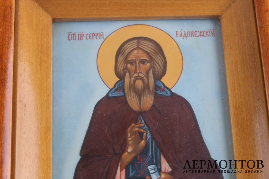 Икона Преподобного Сергея Радонежского. 1983 год.