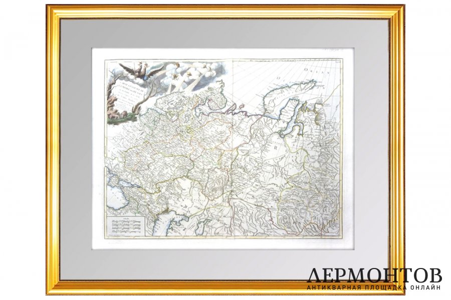 Генеральная карта Рос. империи в Европе и Азии (лист1), ок.1770г. Вогонди