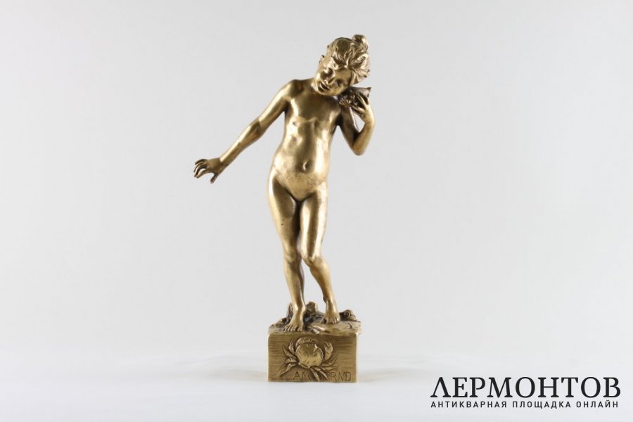 Статуэтка На пляже. Бронза. Фабрика Берндрофа. Австрия, 1900е