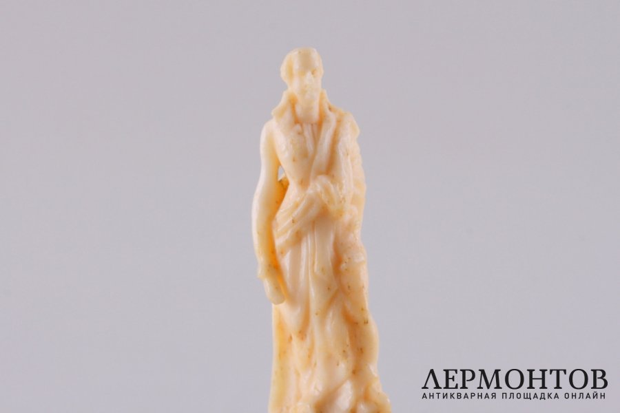 Миниатюра Фридрих Шиллер. Кость. Европа, XIX век.