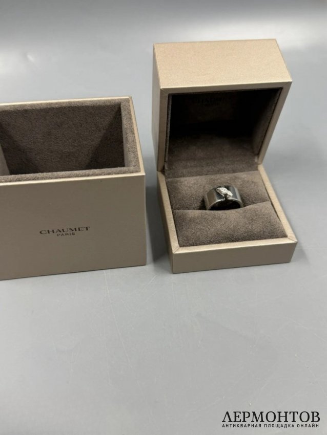 Кольцо «Liens» с бриллиантами. Белое золото 750 пробы, Chaumet, Франция, 2008 год