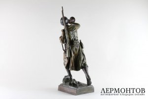 Скульптура Солдат Первой мировой войны. Жозеф Карлиер. Франция, ок. 1920.