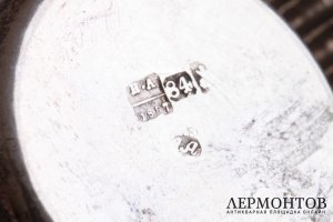 Солонка. Серебро 84 пробы. 1857 год. Российская империя