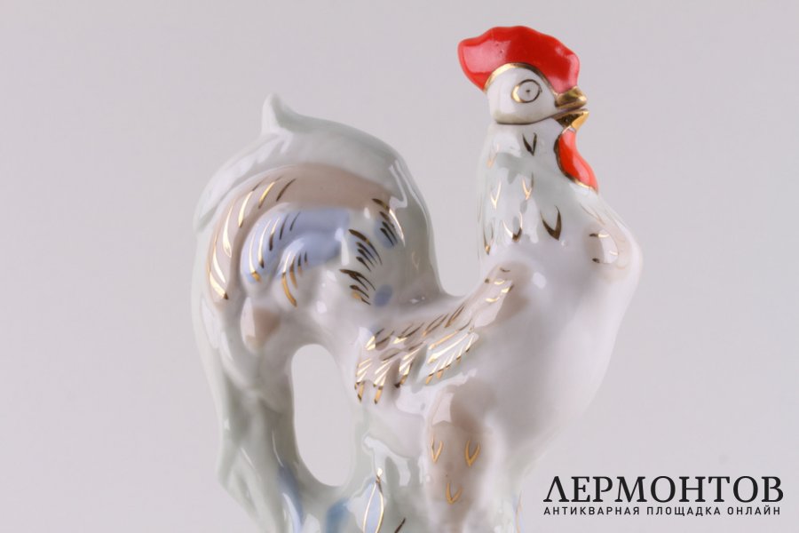 Графинчик Петушок. СССР, Городницкий фарфоровый завод, 1950 - 1960-е гг. Фарфор.