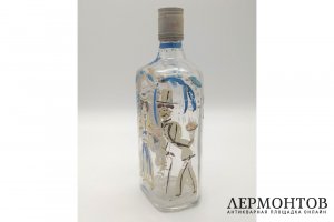 Расторгуев Евгений Анатольевич. Бутылка Дама и кавалеры. Стекло, роспись. 1990е гг.