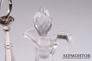 Набор для масла и уксуса. Серебро 950. Франция