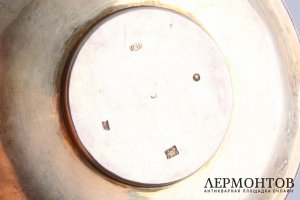 Чайная пара. Жолпин Николай. Серебро 84 пробы. Россия, Санкт-Петербург, 1856 год.