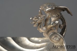 Парные икорницы. Австро - Венгрия. Кон. 19- нач. 20 вв. Серебро 800 пробы.