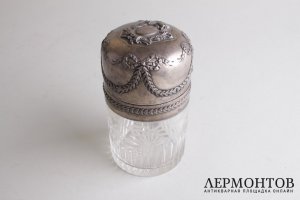 Емкость для специй в стиле неоклассика. Франция, кон. 19 - нач. 20 в. Серебро 950 пр.