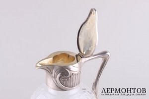 Кувшин. Бр. Грачевы. Серебро 84 пробы. Российская  империя.