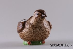 Пашотница Цесарка. Фарфор, роспись. Германия, Мейсенская мануфактура, XVIII век