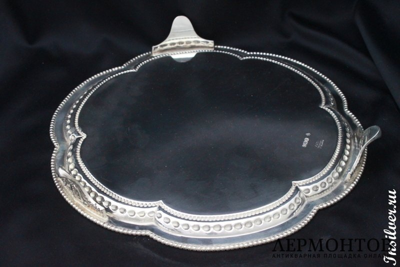 Центральное блюдо Martin, Hall and Co. Серебро 925. Англия