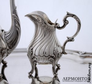 Сервиз Gross. Серебро 950. Франция
