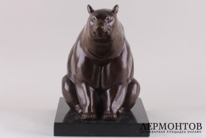 Скульптура в стиле Ар Деко Медведь. Франция, Париж, 1920-1940-е гг.