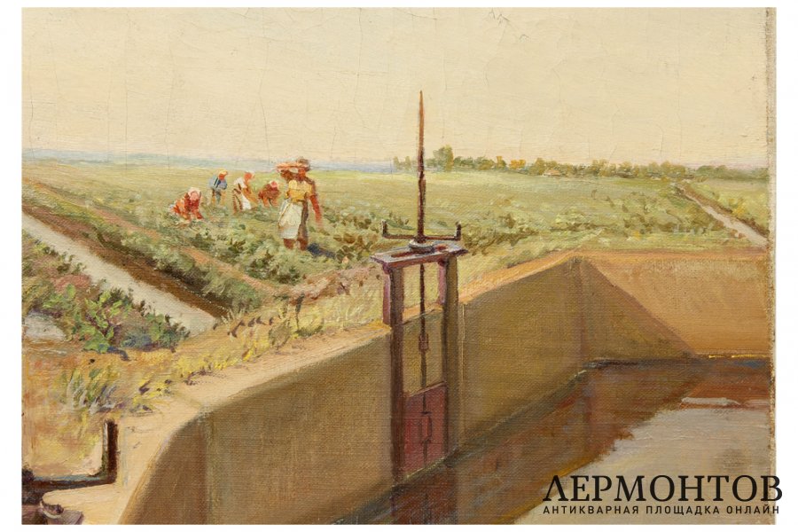 Картина.Вода пришла в Донские степи, 1930-е гг. Ефименко Апетенюк Мария Антоновна.