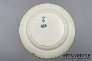 Тарелка с видами Санкт-Петербурга. Англия, 1860-е годы, G. L. Ashworth and brothers. 