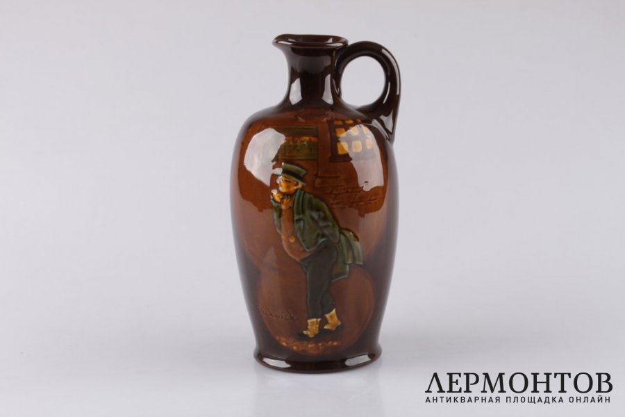 Кувшин под виски. Royal Doulton England. Фаянс, начало XX века.