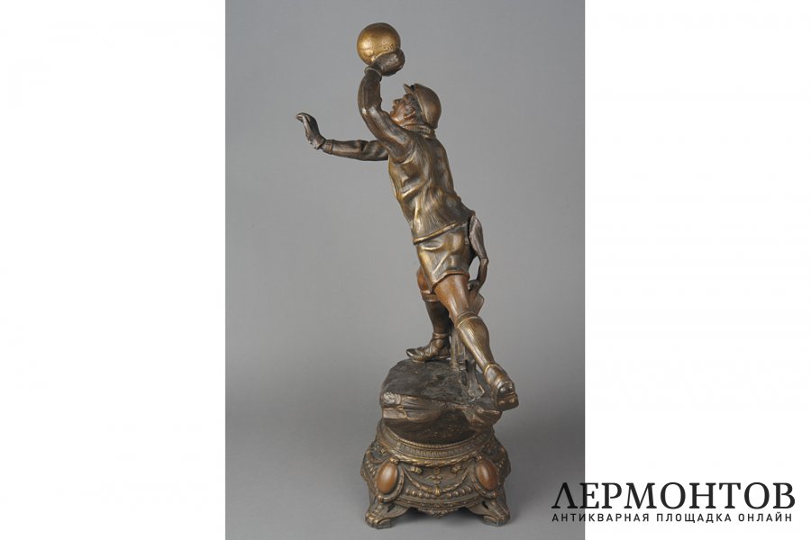 Скульптура Вратарь. Франция, Париж, 1930-е гг. Шпиатр.