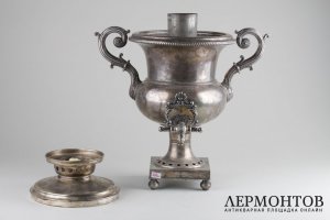 Самовар-Римская ваза. Василий Розенштраух. Российская империя, XIX век.