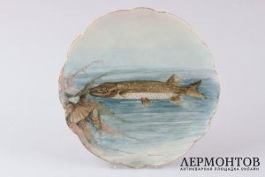 Столовый сервиз Limoges. Фарфор, ручная роспись. Франция
