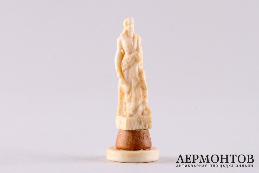 Миниатюра Фридрих Шиллер. Кость. Европа, XIX век.