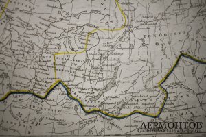 Карта Сибири и Камчатки.  Картограф Ambroise Tardieu. Париж, 1821 год.