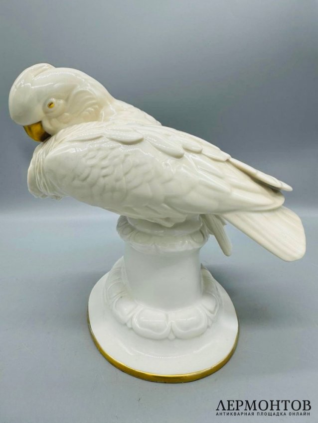 Статуэтка «Влюблённые какаду». Фарфор, Hutschenreuther, Германия, 1925–1939 годы