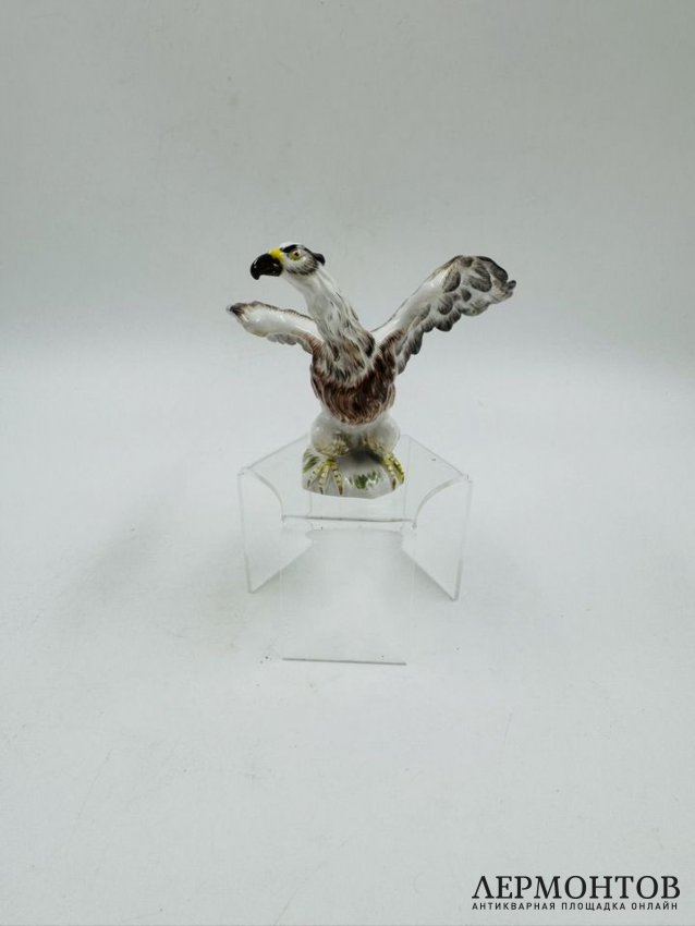 Статуэтка «Орёл». Фарфор, роспись, Meissen, Германия, 19 век