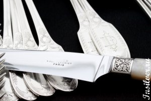 Столовый сервиз Puiforcat. Серебро 950 пробы. Франция