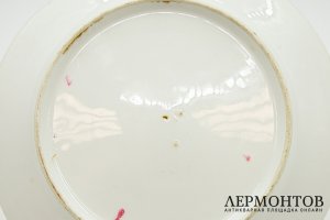 Россия, Императорский фарфоровый завод, 1840-1850 гг. Фарфор, деколь.