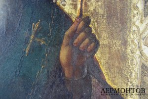 Икона. Св. Василий. Дерево. Российская Империя, XIХ век.