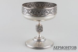Ваза-Конфетница. Серебро 84 пробы. Российская империя. 1908-1917 гг.