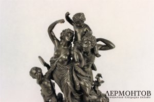 Скульптура. Семья Бахуса. Бронза. Clodion. Франция. Кон. XIX в.