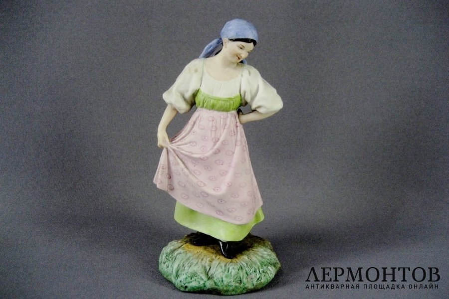 Танец. Бисквит. Россия, мануфактура А. Попова, 30-50-е годы XIX века. 
