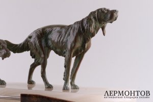 Скульптура Охотничьи собаки в стиле Ар Деко. Франция, 1920-30-е гг.