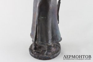 Скульптура Казак-пластун. Авторская бронза. Россия, XXI век.