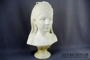 Бюст. Детский портрет. Мрамор. Европа, XIX век.