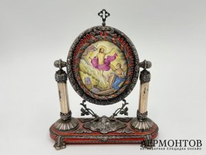Икона Воскресение Христово. Россия, Софрино, 2000-е гг. Серебро 925 пробы, финифть.