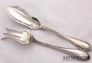 Набор для закусок. Серебро 950. Франция