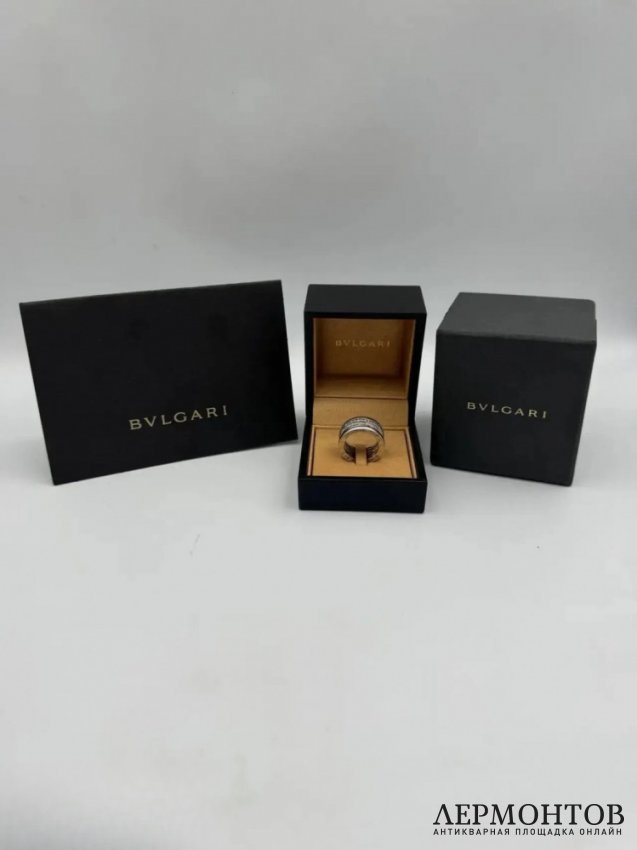 Кольцо «B.zero1» с бриллиантами. Золото 750 пробы, Bvlgari