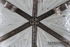 Вазочка в виде цветка.  Россия, Санкт - Петербург, мастер СП, ИСЗ. Серебро 84 пробы.