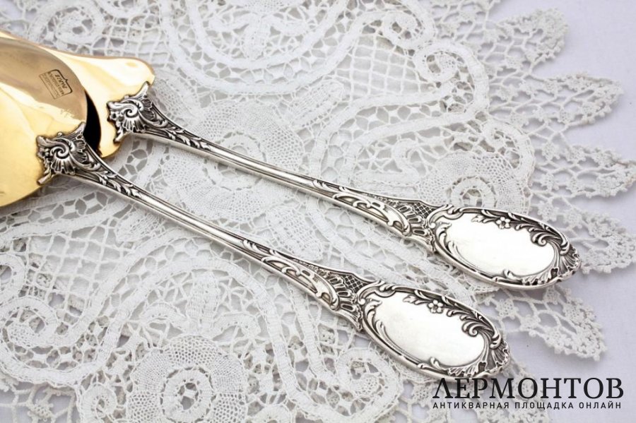 Сервировочный набор Tallois & Mayence. Серебро 950. Франция